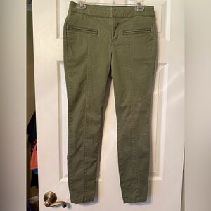LOFT Green Ankle Pants